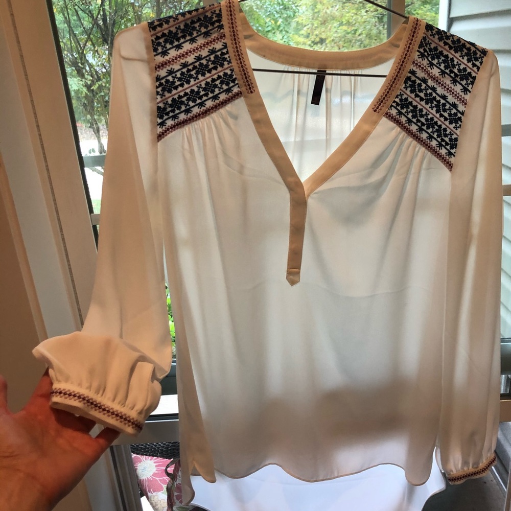 Embroidered Tunic S runs big